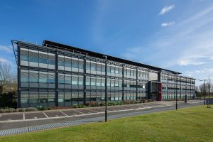 External view of One New Square, Bedfont Lakes Business Park