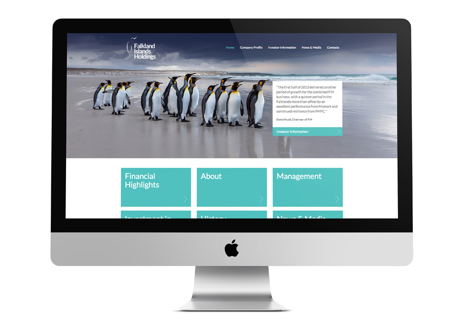 Falkland Islands Holdings new website